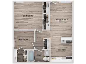 Unit 579J 579J floor plan